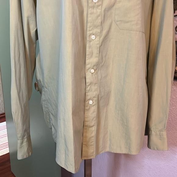 Calvin Klein Button Down Shirt green Sz 16.5 (34-35) - Picture 3 of 12